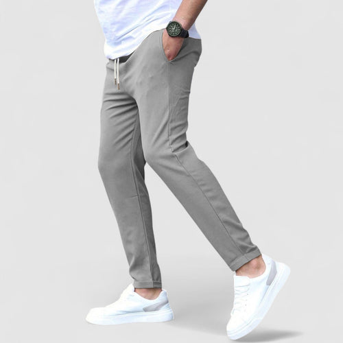 メンズ スラックス ドローストリング付き｜ストレートパンツ-2
